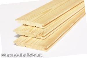 Монтаж дерев'яної вагонки на стіни Львів :: Ціни