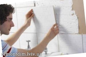 Встановлення керамічної плитки на стіни