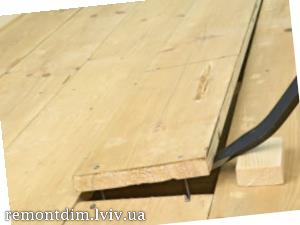 Демонтаж підлоги з дошки Львів :: Ціни