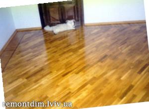 Демонтаж підлоги з паркетної дошки Львів :: Ціни