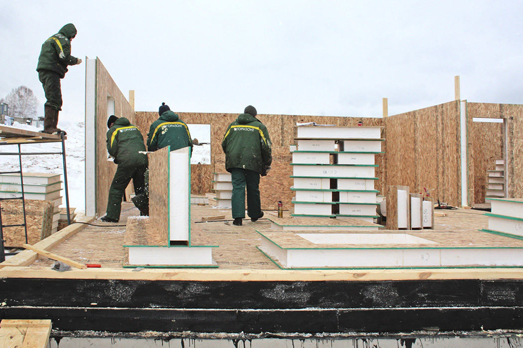 Каркасні будинки з сендвіч панелей Львів