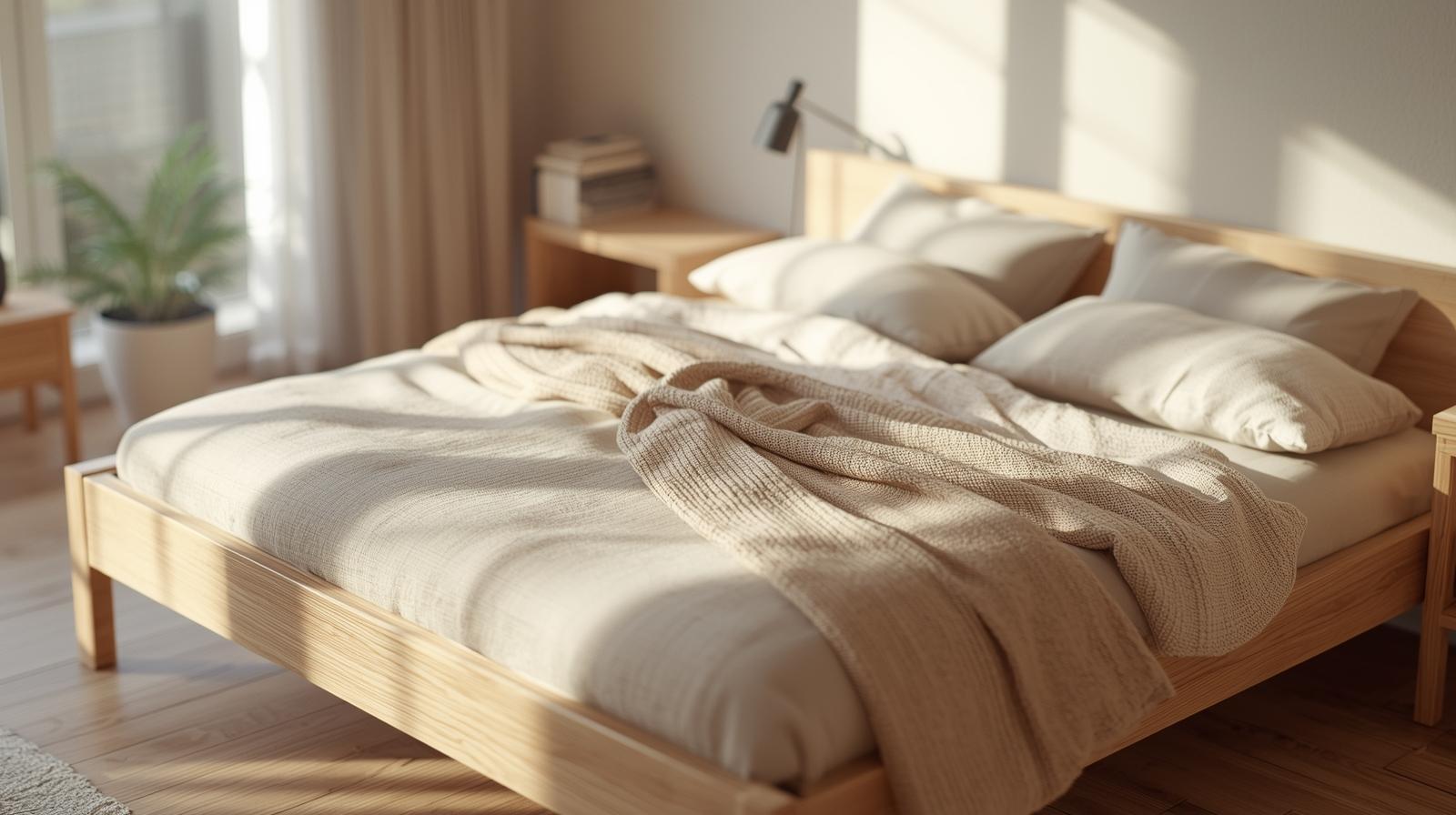 Ліжка з дерева: стиль, довговічність та екологічність