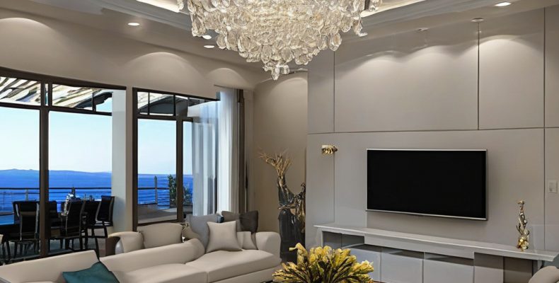 Монтаж люстри у натяжній стелі Монтаж люстри у натяжній стелі