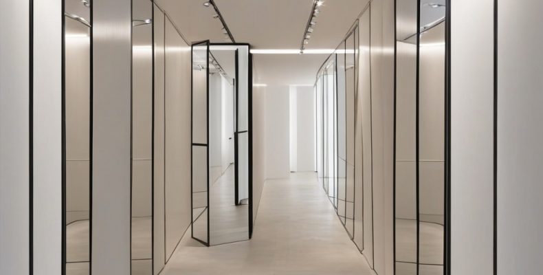 Оформлення коридору в стилі мінімалізм